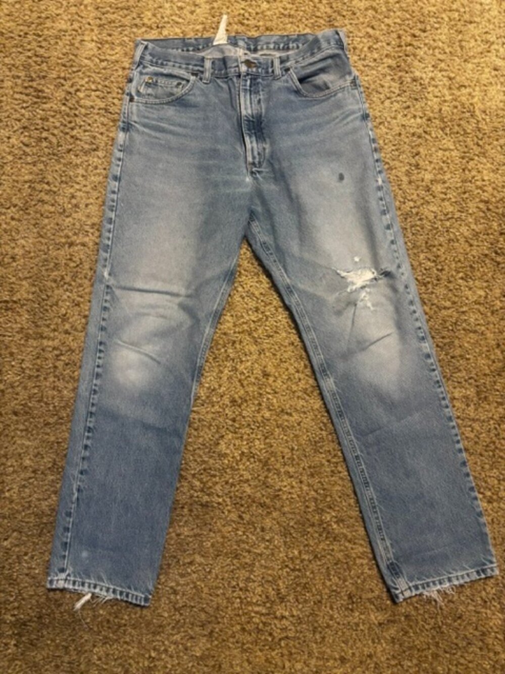Vintage Carhartt B18 DST Jeans Mens 36x32